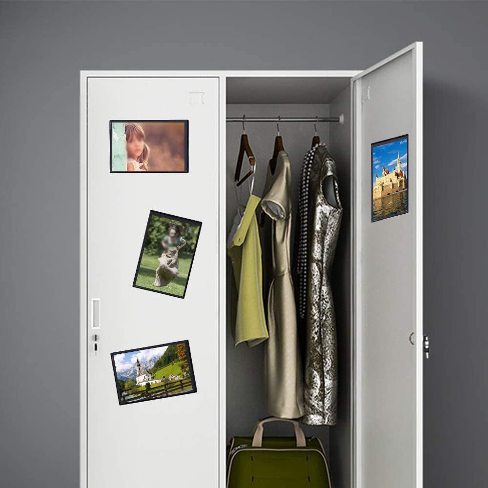 Magnetic Picture Frame for Refrigerator Photo Magnets Sleeves