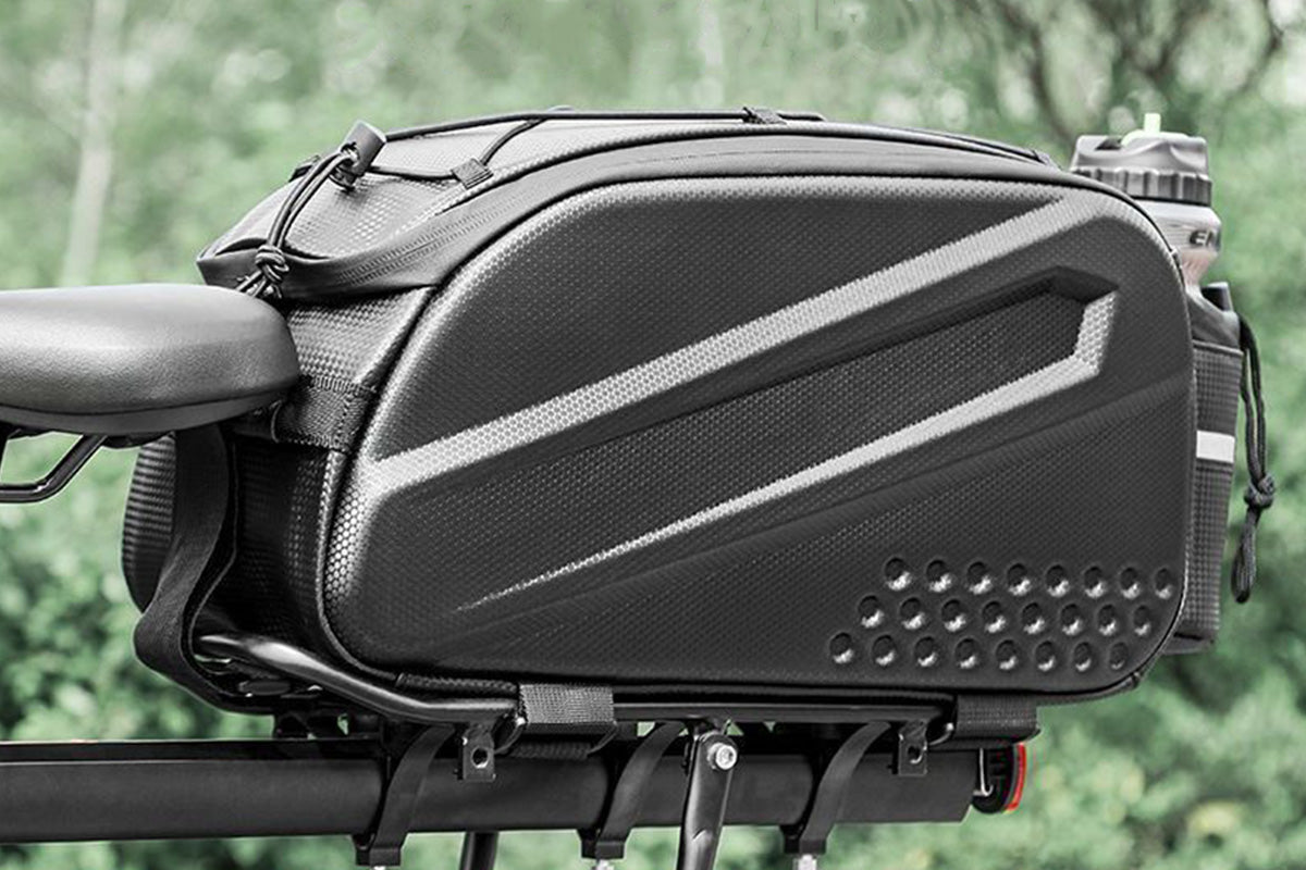 10L Large Capacity Bike Rack Bag Trunk Rear Rack Bag Biking Accessories Gear