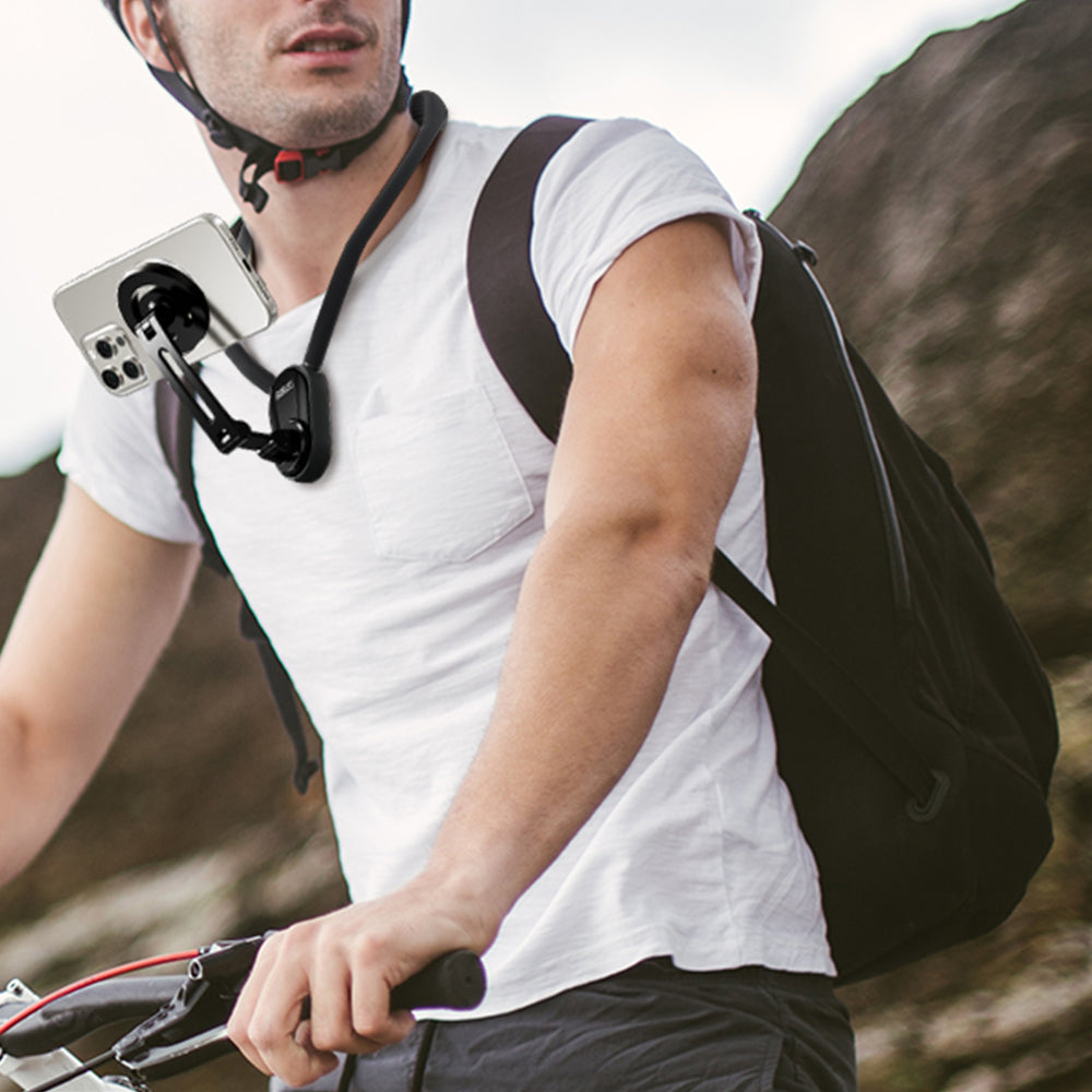 Magnetic Neck Mount Phone Holder Body Clip for GoPro