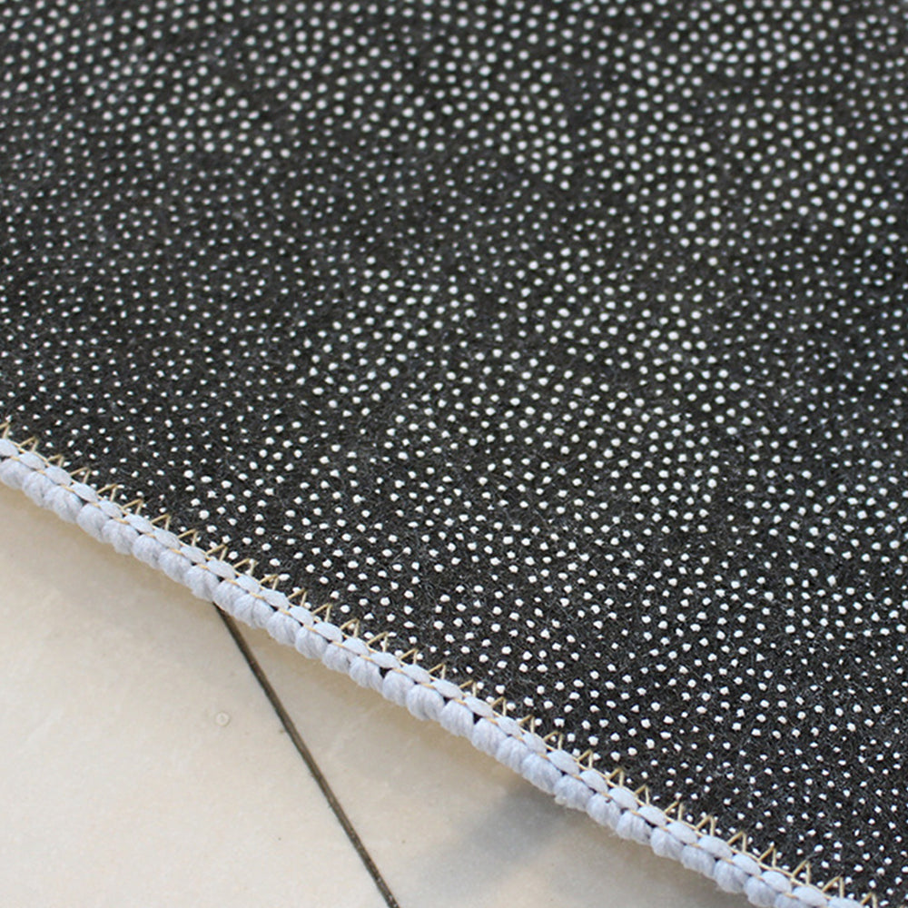 Rectangle Retro Area Rug Printed Floor Mat Non-Slip Red