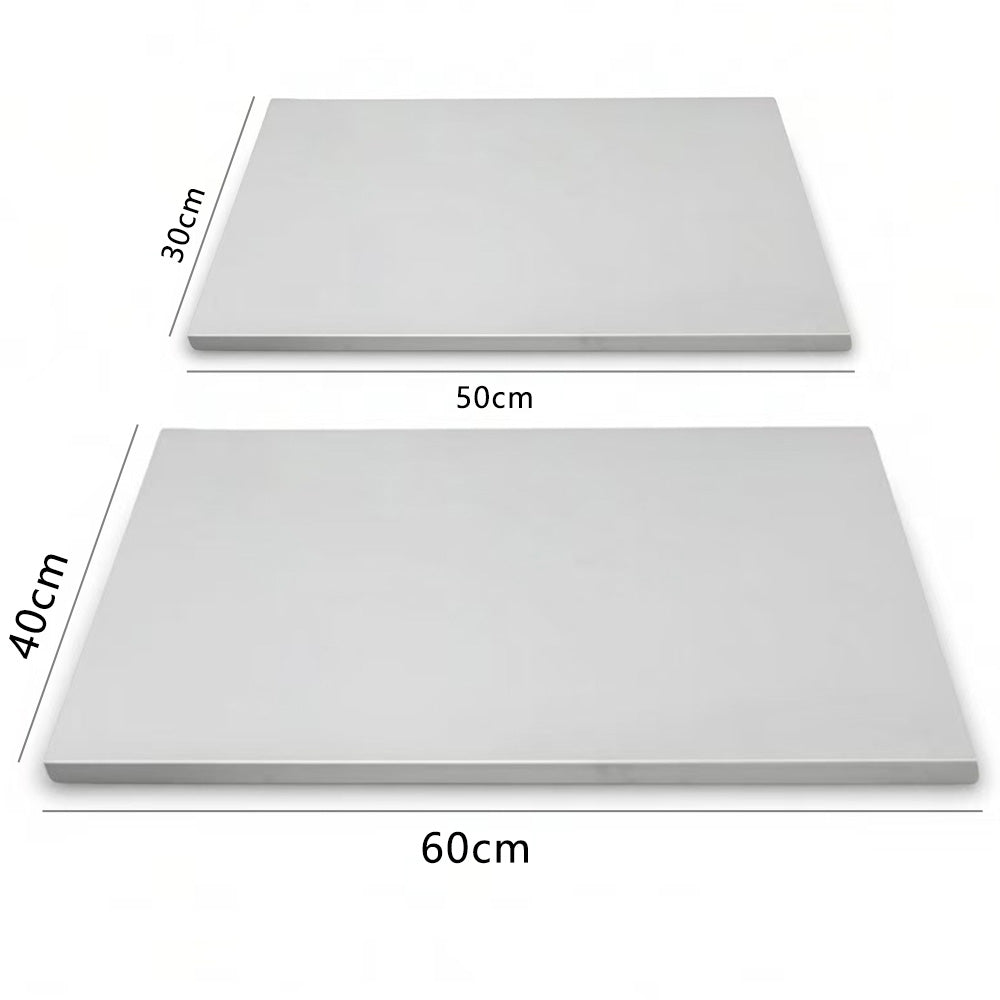 Stainless Steel Cutting Board L Shape Non Slip Metal Chopping Board for Kitchen