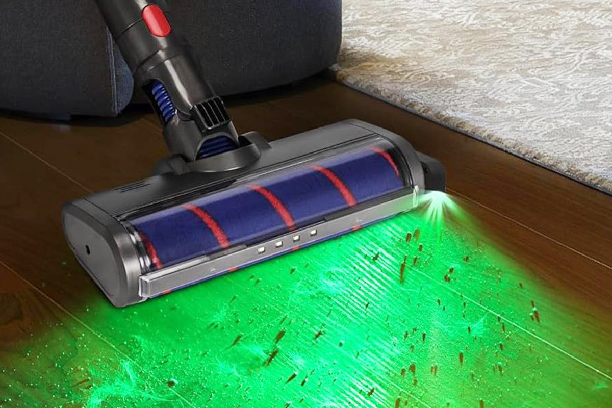 Rechargeable Vacuum Cleaner Dust Display Light Green Light Universal High Visibility