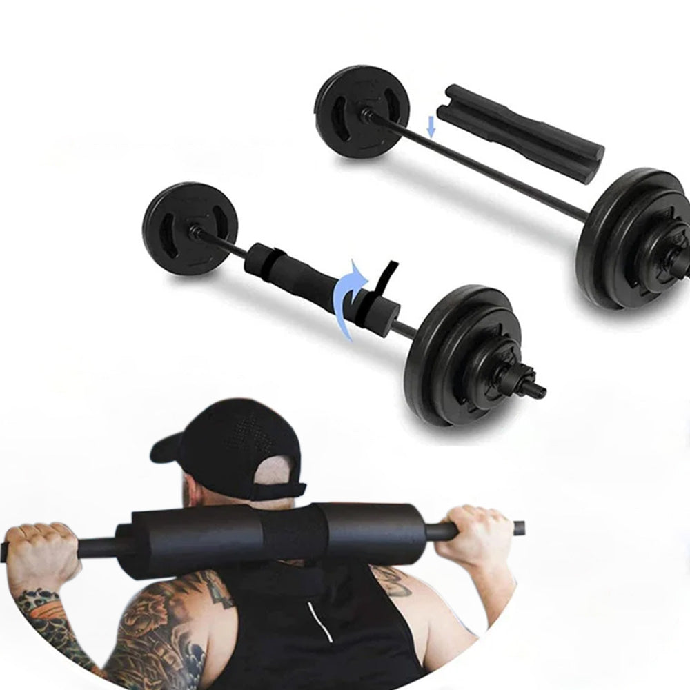 Barbell Pad Shoulder Pad for Squat Weightlifting Hip Thrust Lunges Black