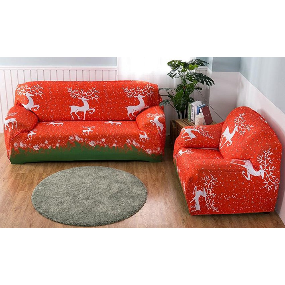 Christmas Stretchable Sofa Cover -Style 1