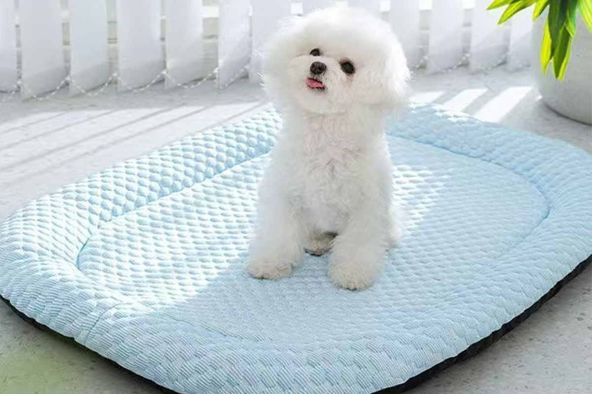 Pets Bolster Cooling Dog Bed Summer Cat Bed Pad Pet Mat Pet Sleeping Pad