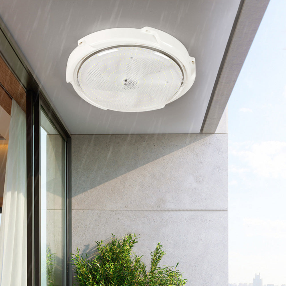 Solar LED Ceiling Light for Garden Garage Wall-Mounted Porch Lamp - 60W