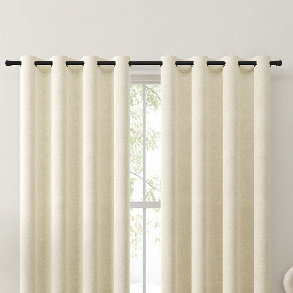 Curtain Rods Set Metal Splicing Curtain Poles