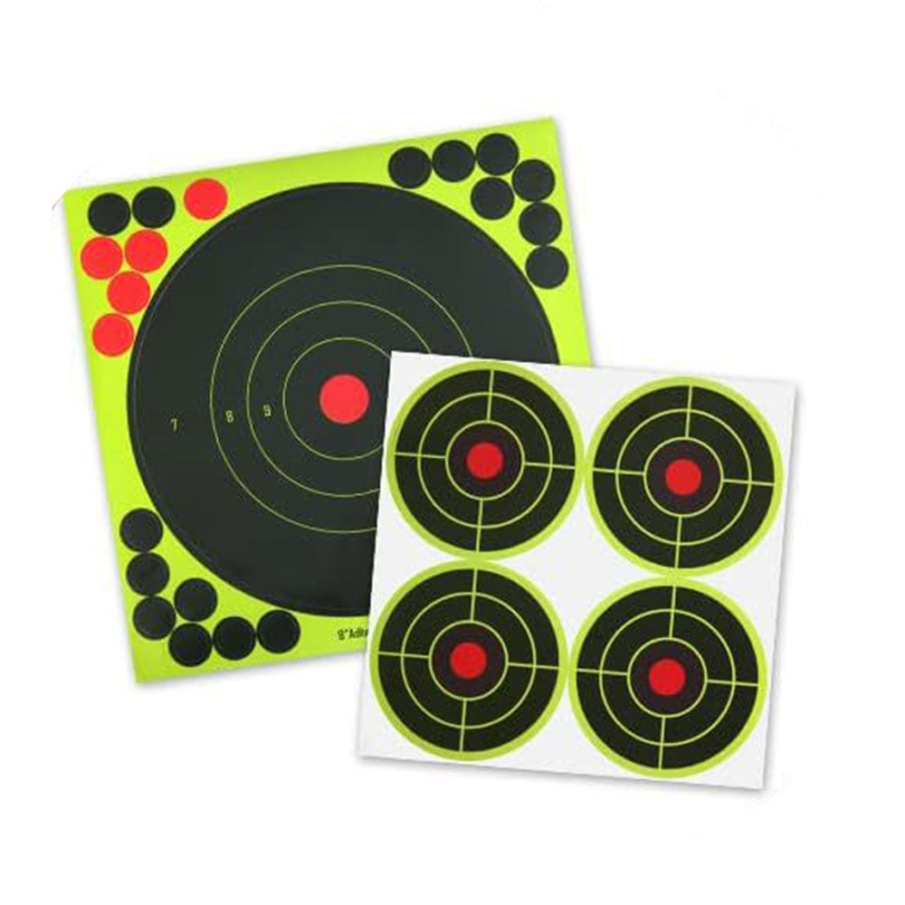 50Pcs Set Adhesive Shooting Target Papers Reactive Splatter Targets
