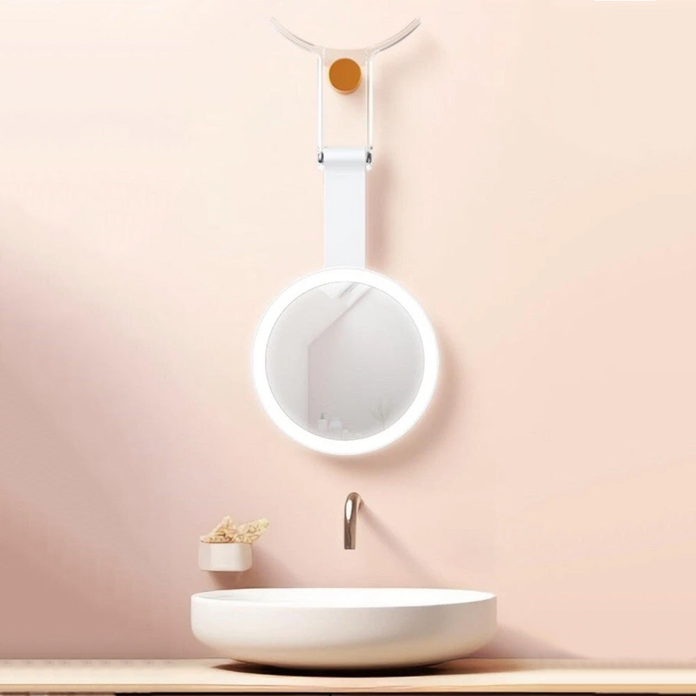 Double Sided Makeup Mirror with Adjustable LED Light 1X/30X Magnifying Vanity Mirror