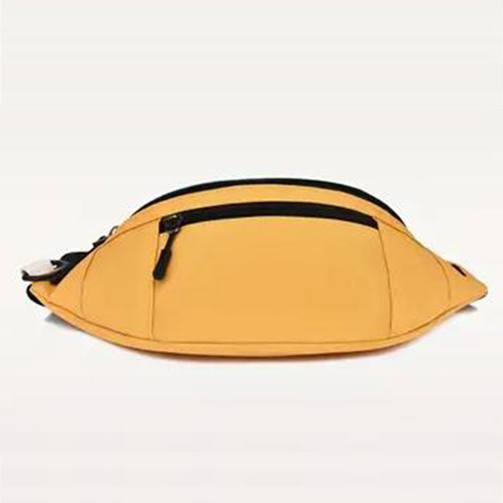 Unisex Waist Fanny Pack Multi-Pockets Running Bum Bag Yellow