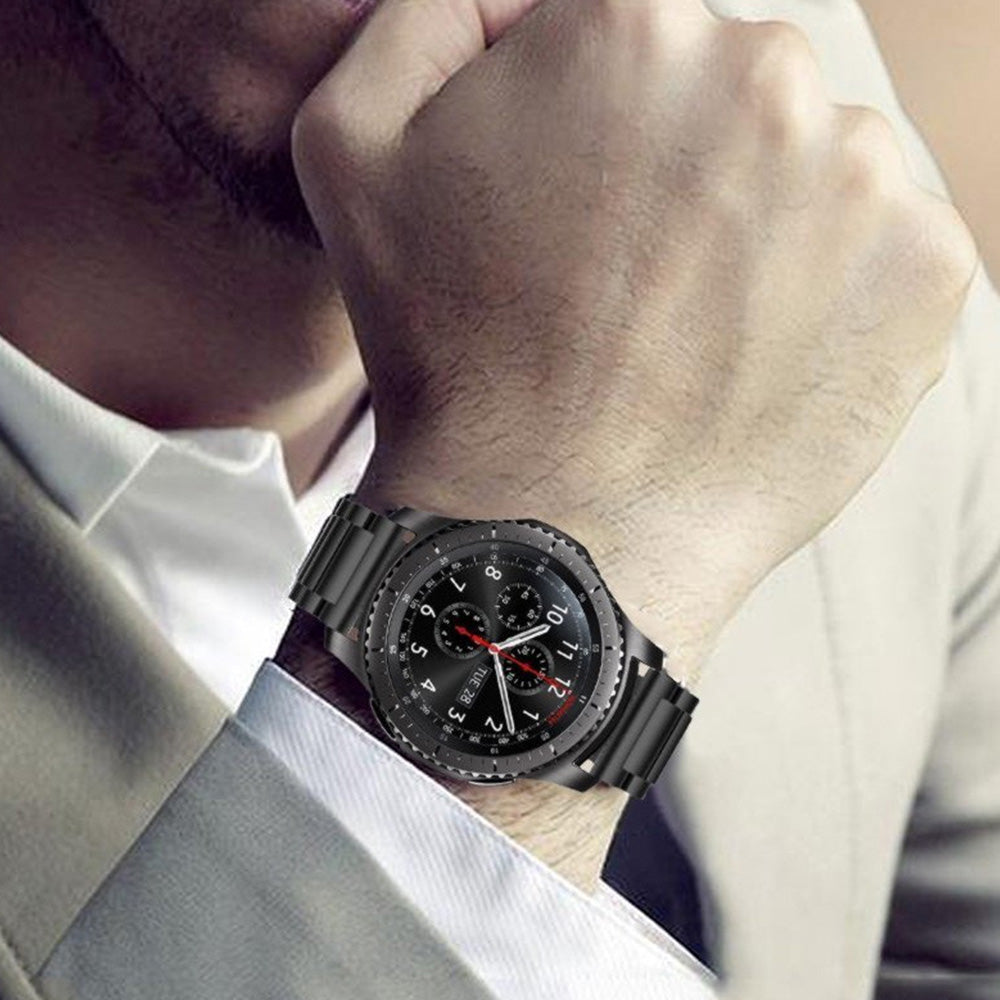 Stainless Steel Replacement Band for Samsung Gear S3 Strap-Black