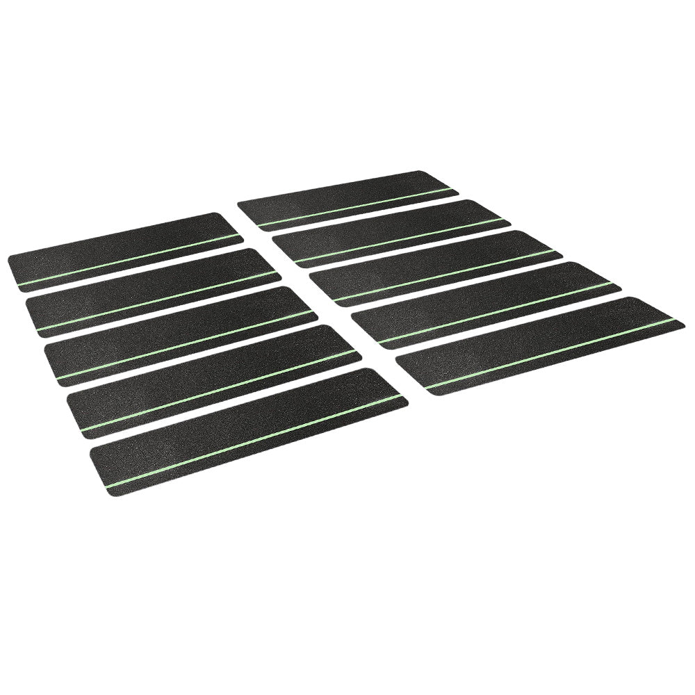 10 Pcs Peel & Stick Anti-Slip Stair Treads for Wooden Steps �Outdoor Use
