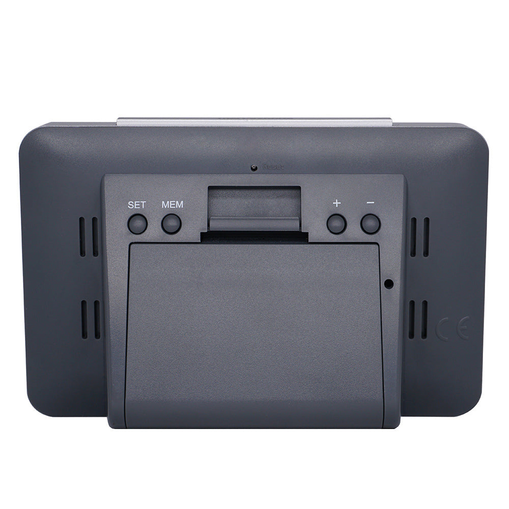 Wireless Weather Station Clock LCD Digital Indoor Outdoor Humidity Thermometer