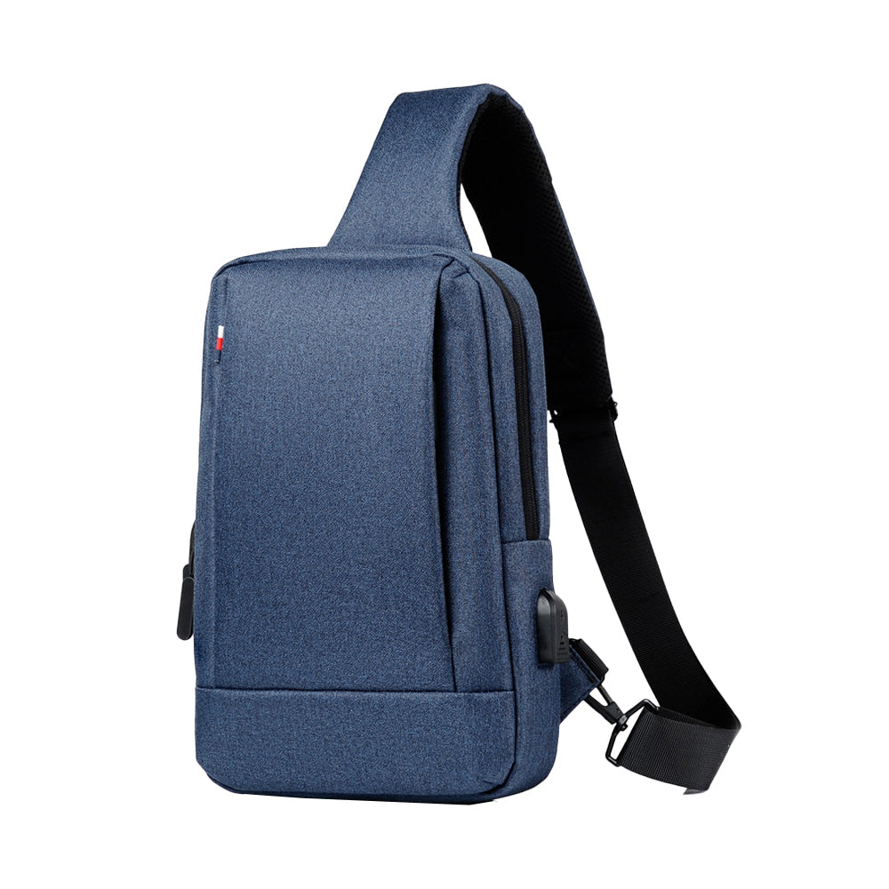 Chest Bag Messenger Bag Sling Bag Crossbody Shoulder Bag Travel Work Satchel Bag Blue