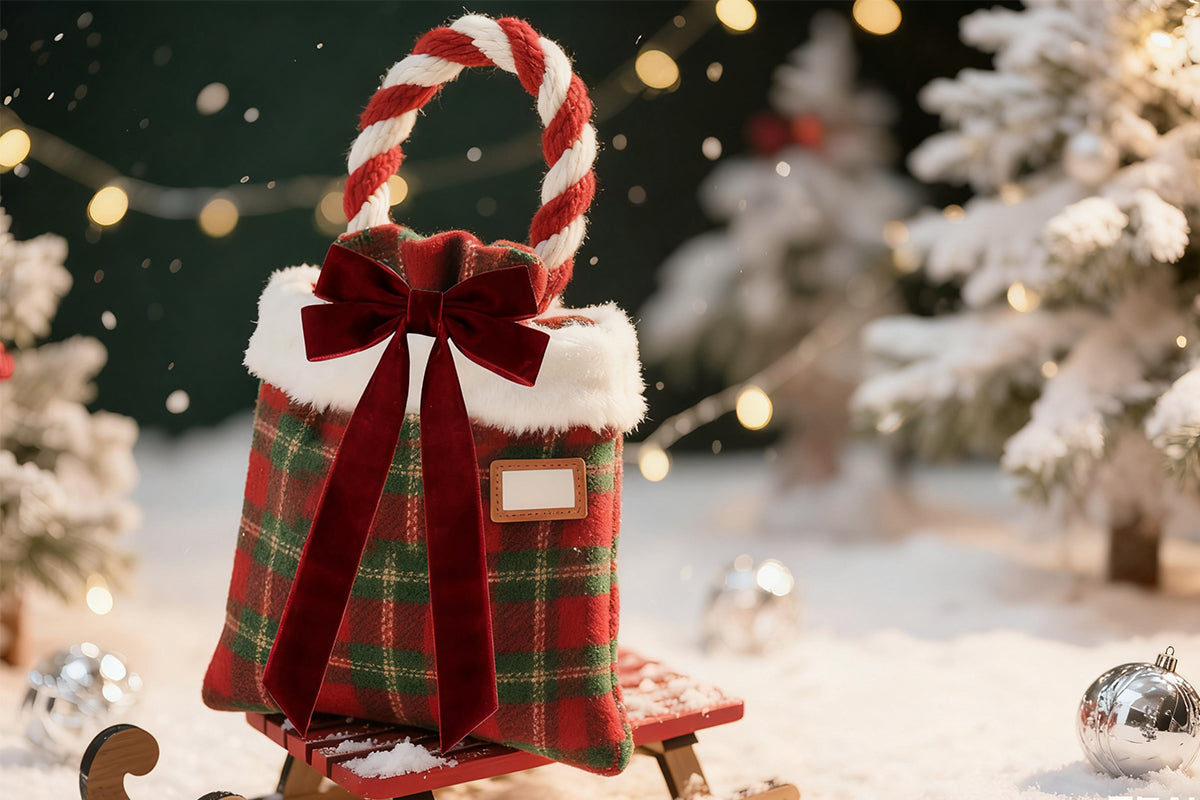 12Pcs Velvet Ribbon Bows for Christmas Tree Vintage Rustic Craft Bows-Wine Red