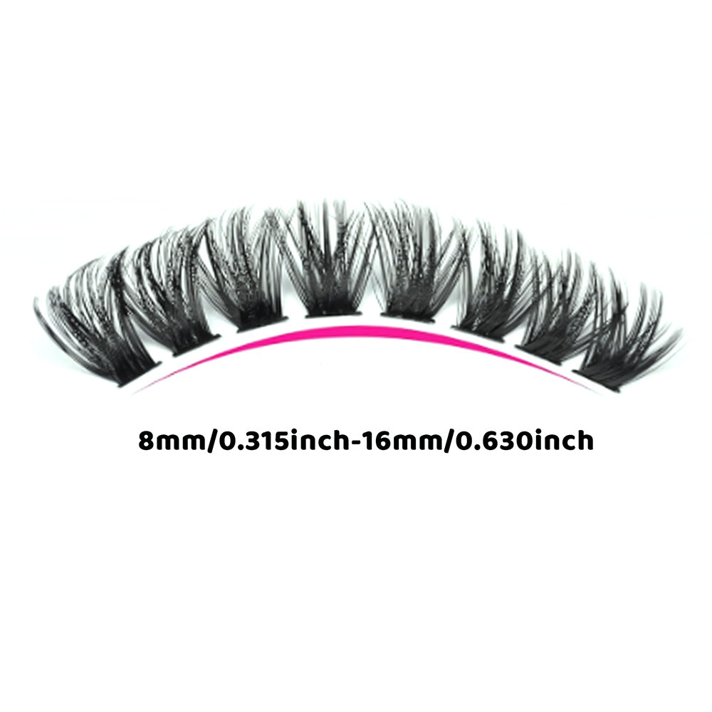 560Pcs Set Lash Clusters Wispy Fake Eyelash Extensions 8-16mm DIY Individual Lashes