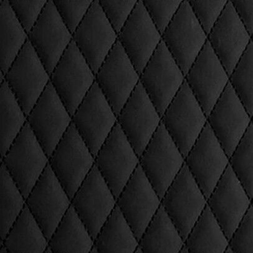 Car Center Console Cover PU Leather Car Armrest Box Cushion with 2 Storage Bags Black