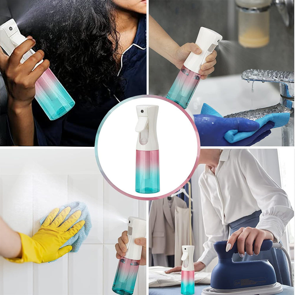 2Pcs Continuous Spray Bottle Fine Mist for Hair Styling