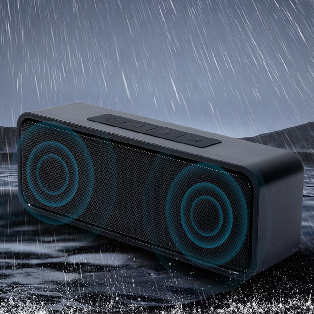 Bluetooth Speaker with IPX5 Water Resistant Stereo Sound Portable Wireless Speaker