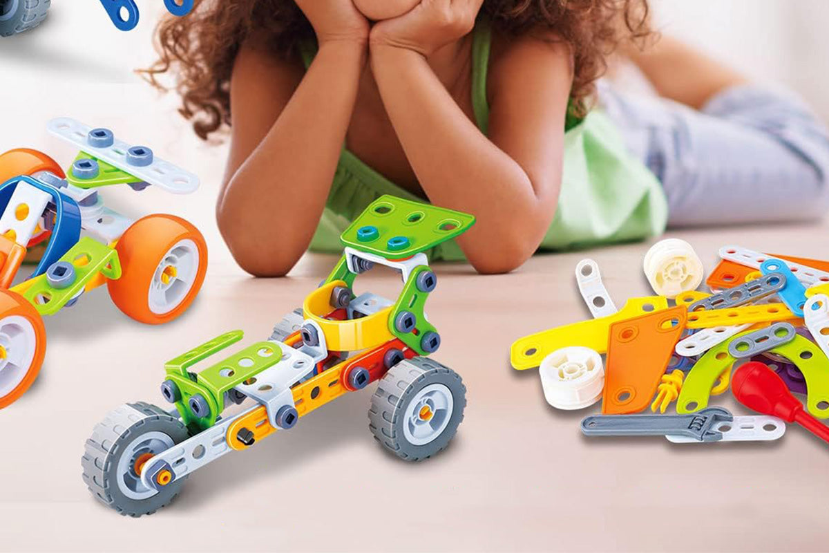 10 in 1 STEM Toys for 4+ Year Old Boy and Girl Birthday Gifts Building Toys