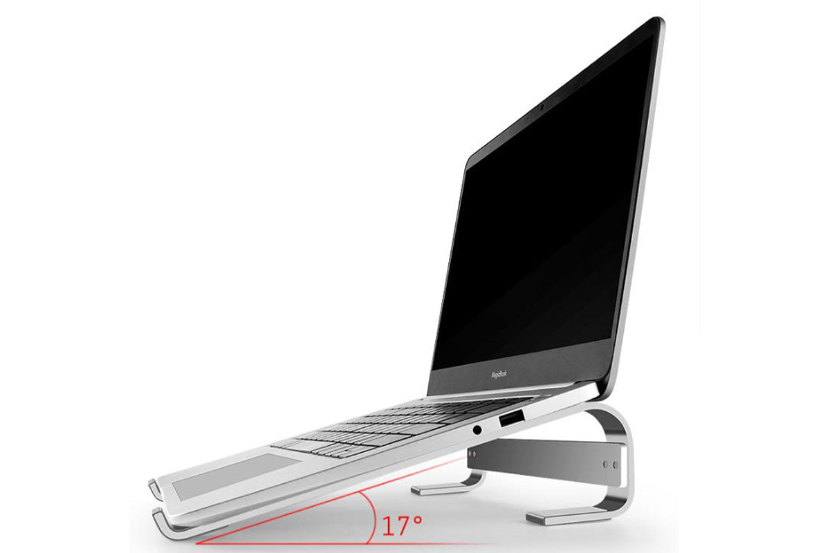 Laptop Stand Foldable Portable Desktop Holder for 10-18 inch MacBook-Silver