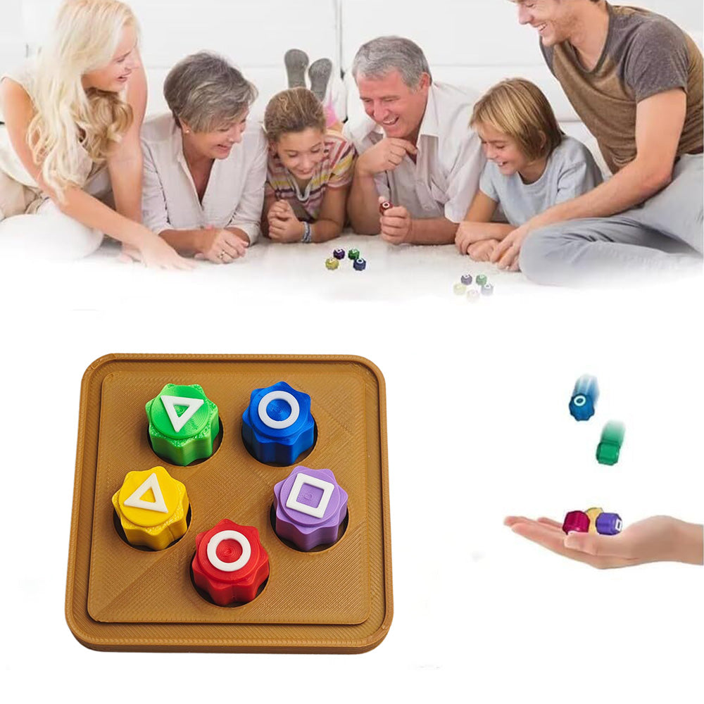 Korean Style Gonggi Game Set Traditional Play Game Catching Toy for Hand-Eye Coordination Training