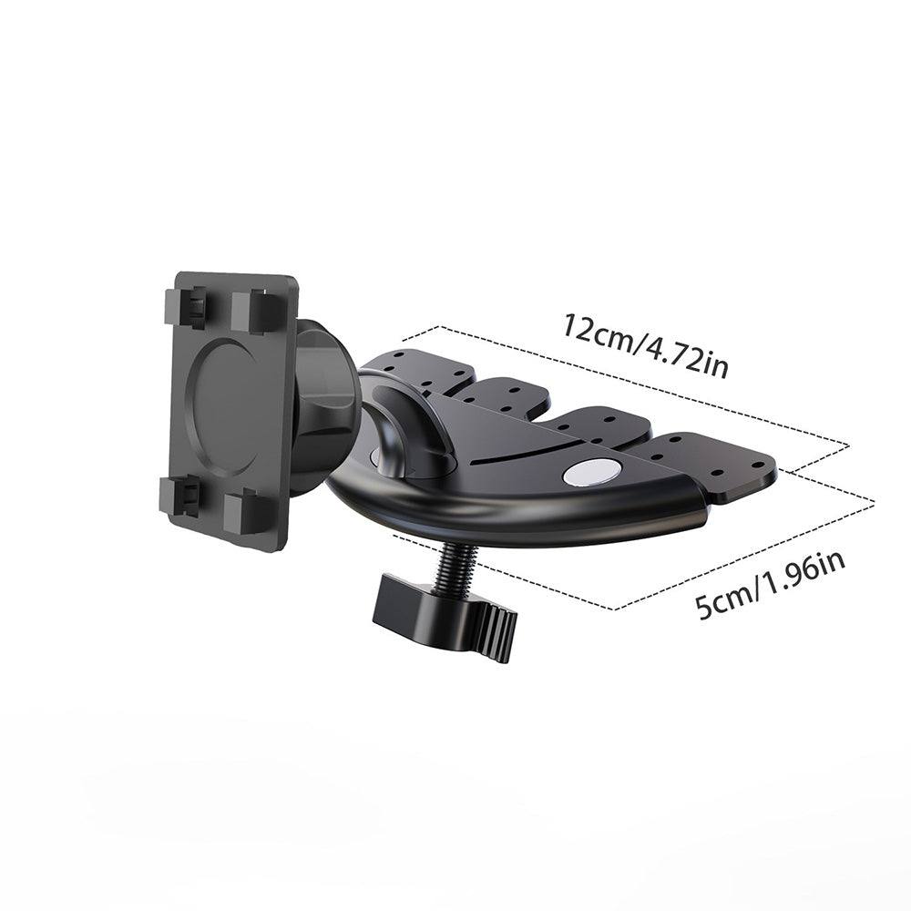 Rotating CD Slot Mount for 5 to 11 Inch CarPlay Screens