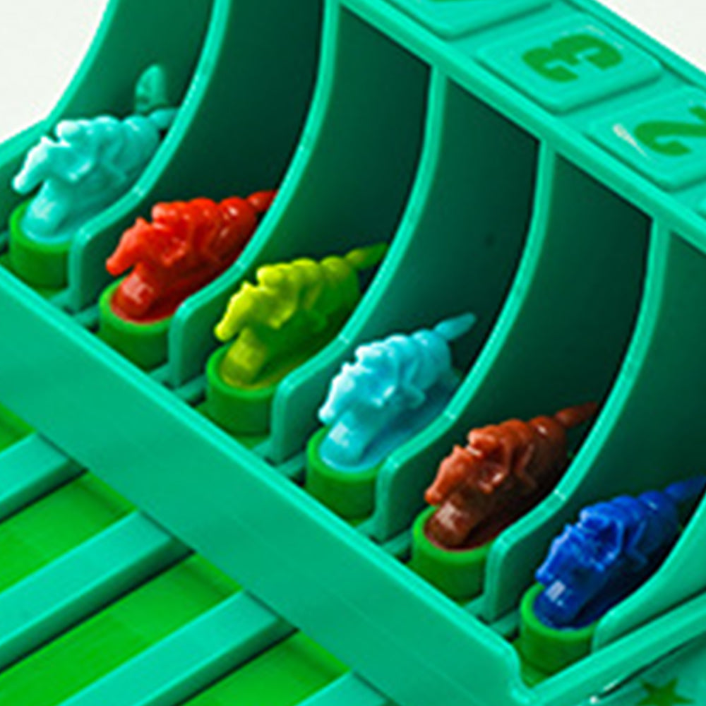 Electric Horse Racing Table Game with 6 Horses Portable Desktop Entertainment Game