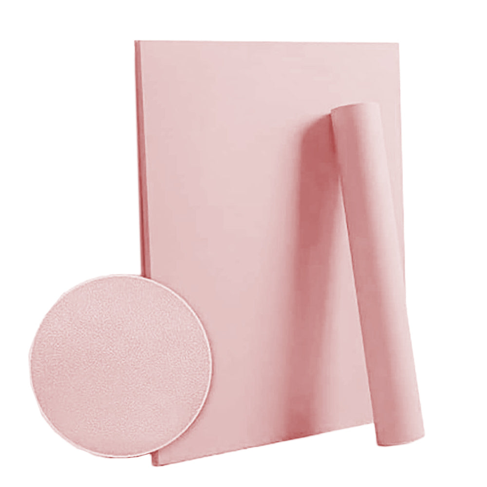 Self-Adhesive Solid Color Wallpaper Wall Sticker Home Decor -Pink