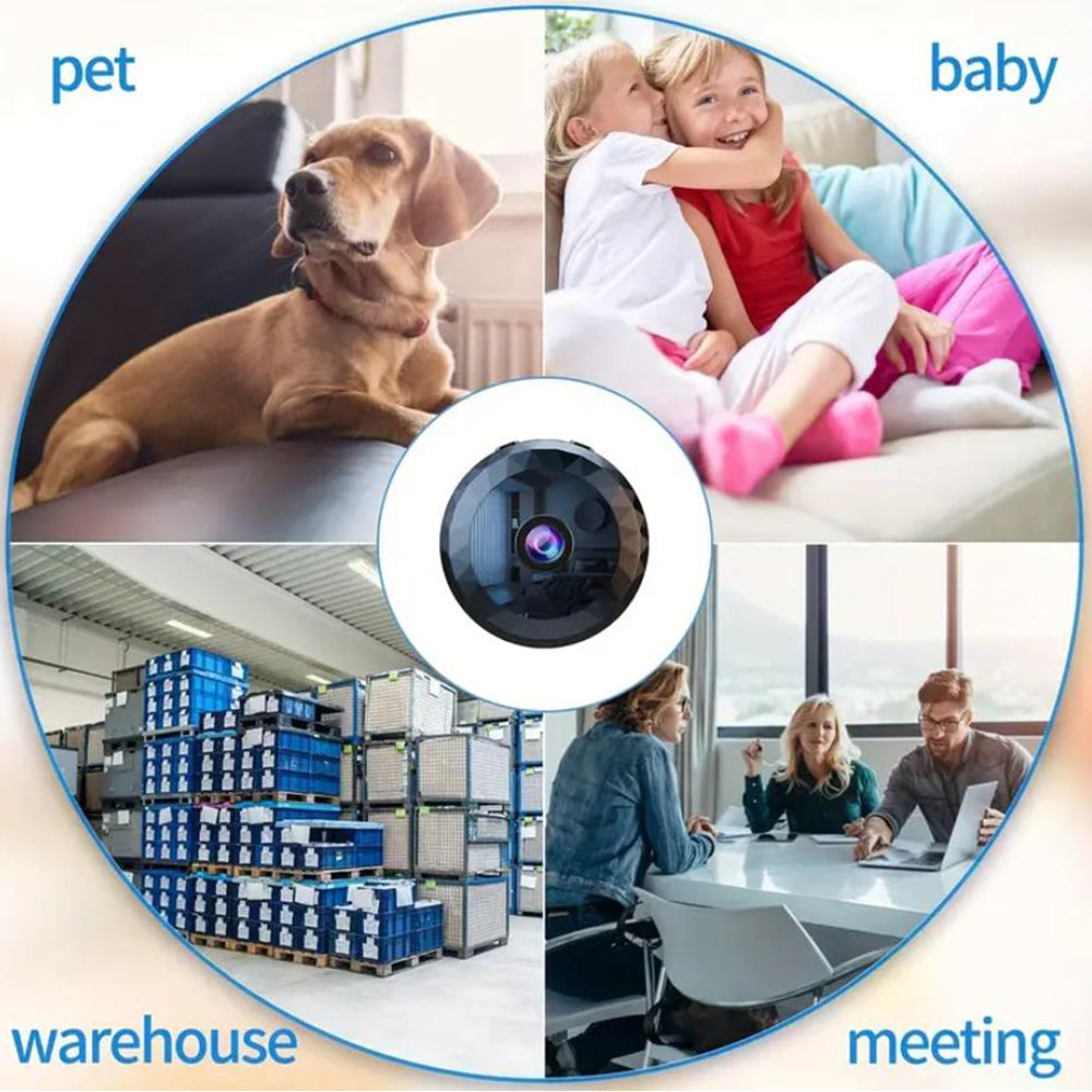 Wireless WiFi Security Camera Mini Motion Detection Spy Camera App-Controlled Surveillance Camera
