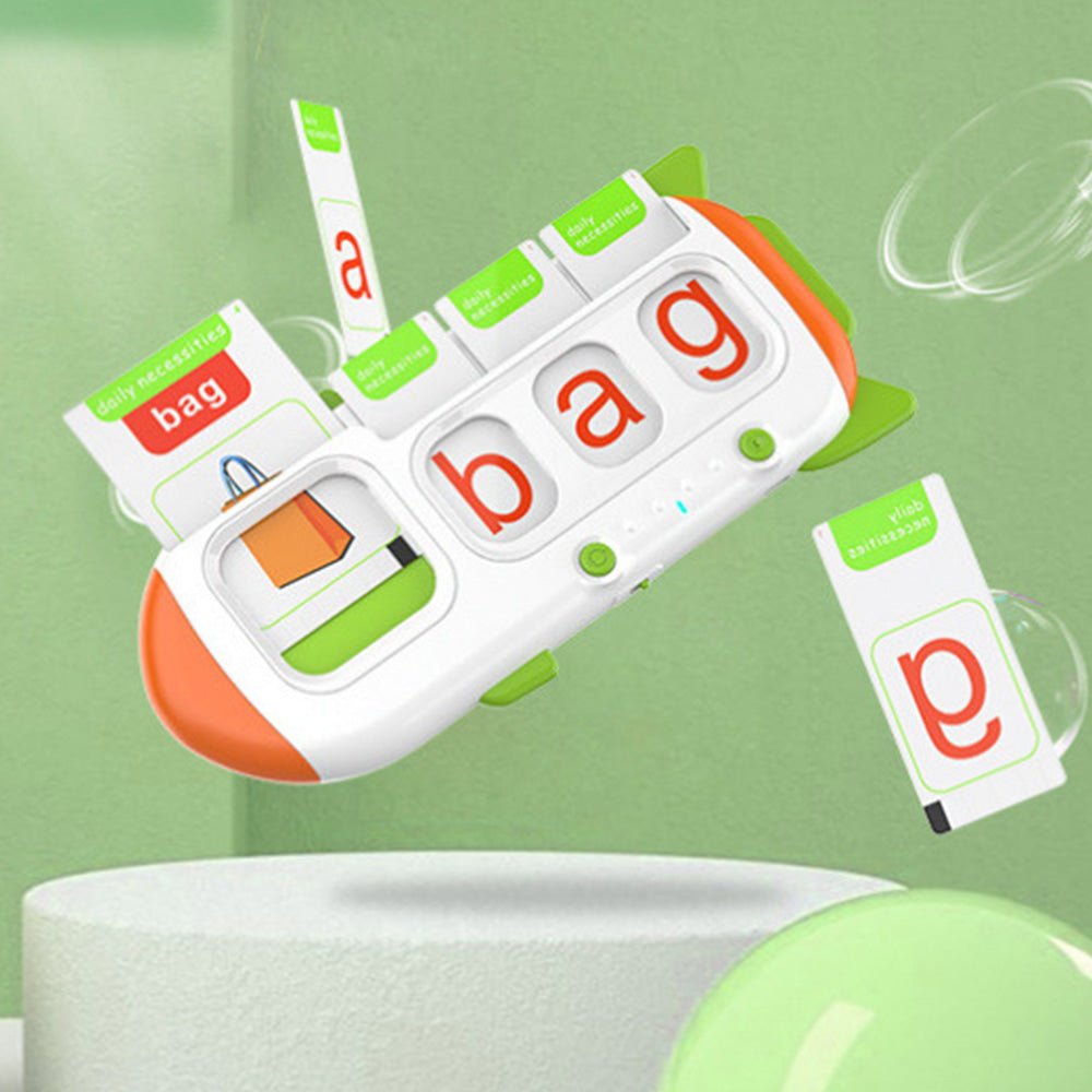 162PCS Phonics Learning Toy Set Flash Cards Speak and Spell Game Montessori Toy