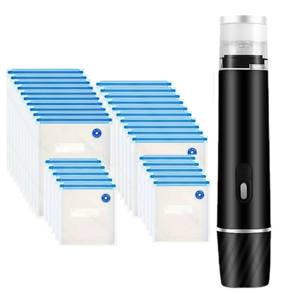 Handheld Vacuum Sealer with 30 Reusable Bags