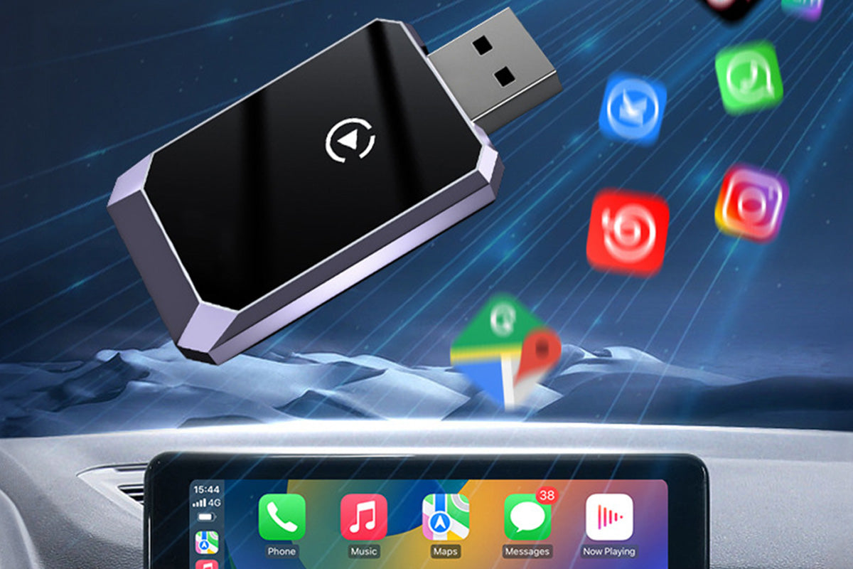 Wireless CarPlay Adapter Plug and Play for Factory Wired CarPlay Cars iOS 10+