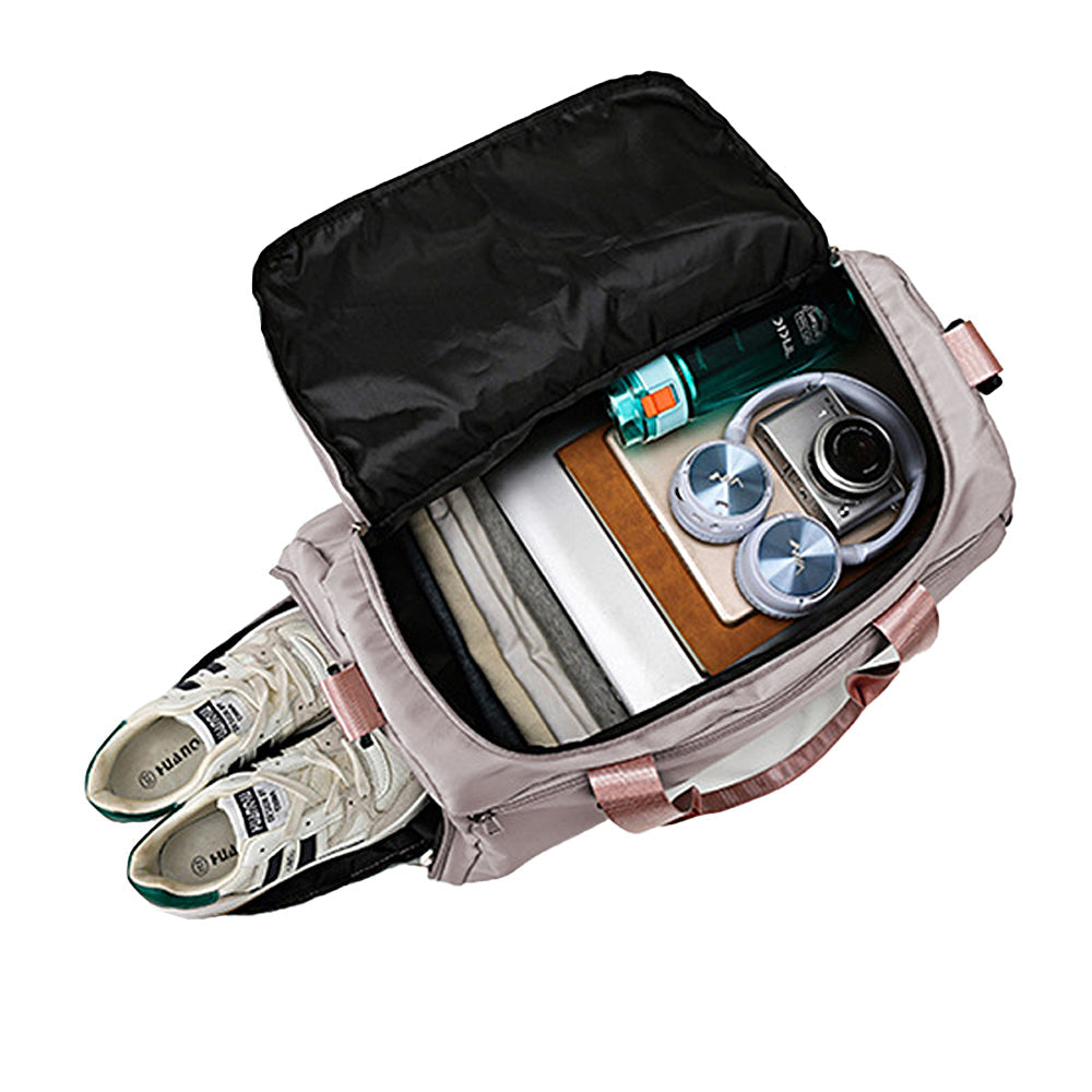 Travel Duffle Bag Weekend Bag Carry On Cabin Bag Gym Sports Bag Gray