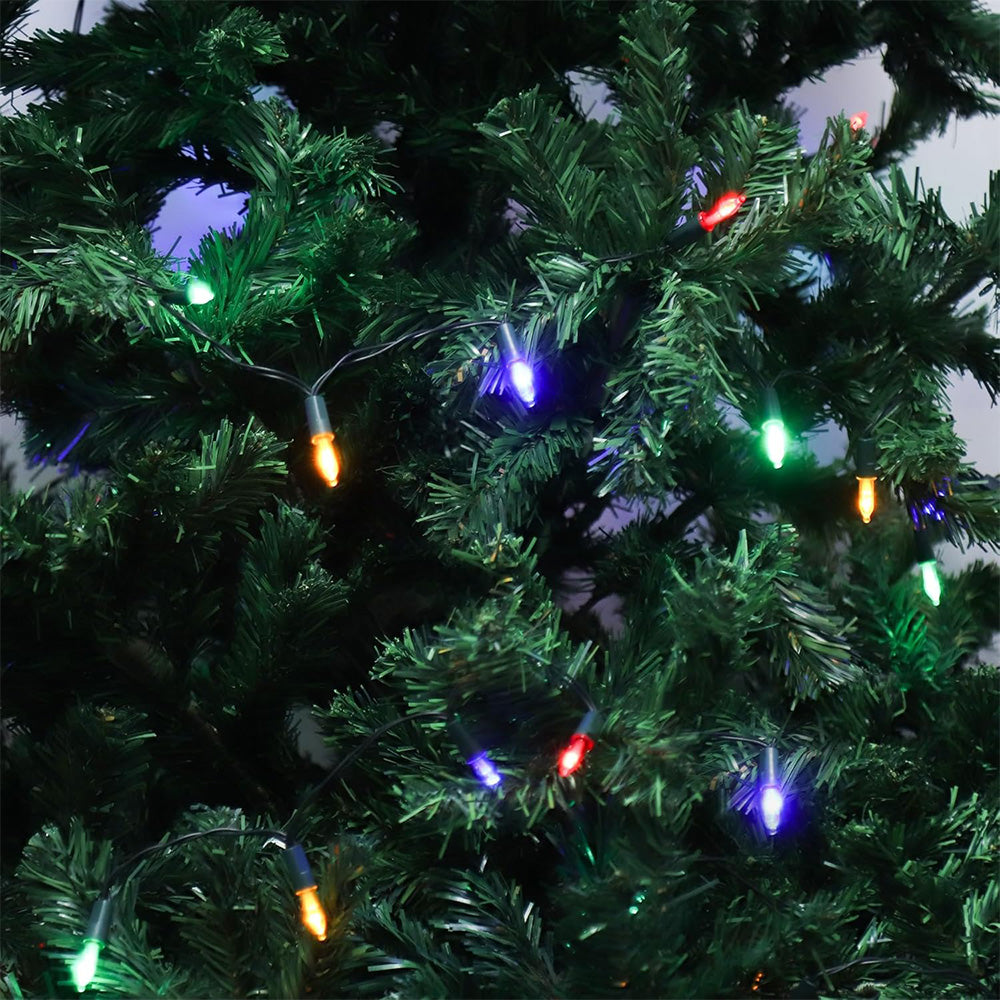 2 Pack Dazzle Bright Christmas String Lights Battery Operated 8 Modes Lights String Holiday Xmas Decorations Mixed Color