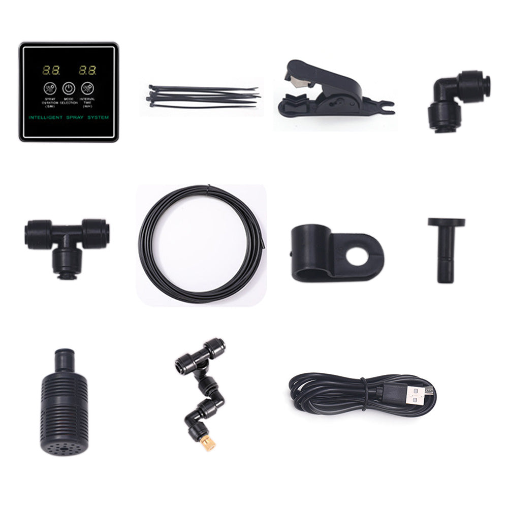 Reptile Mist Intelligent Humidifier Sprinkler Kit System Adjustable Spray Rainforest Fogger