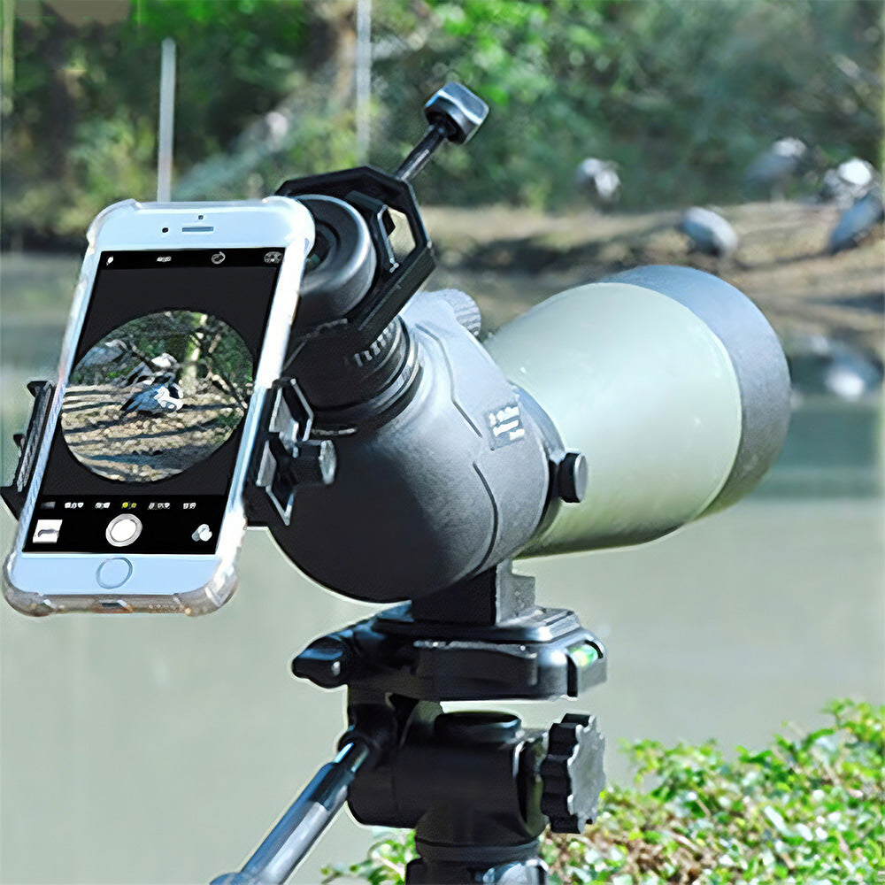 2Pcs Universal Cell Phone Adapter Mount Telescope Phone Mount For Binocular Monocular