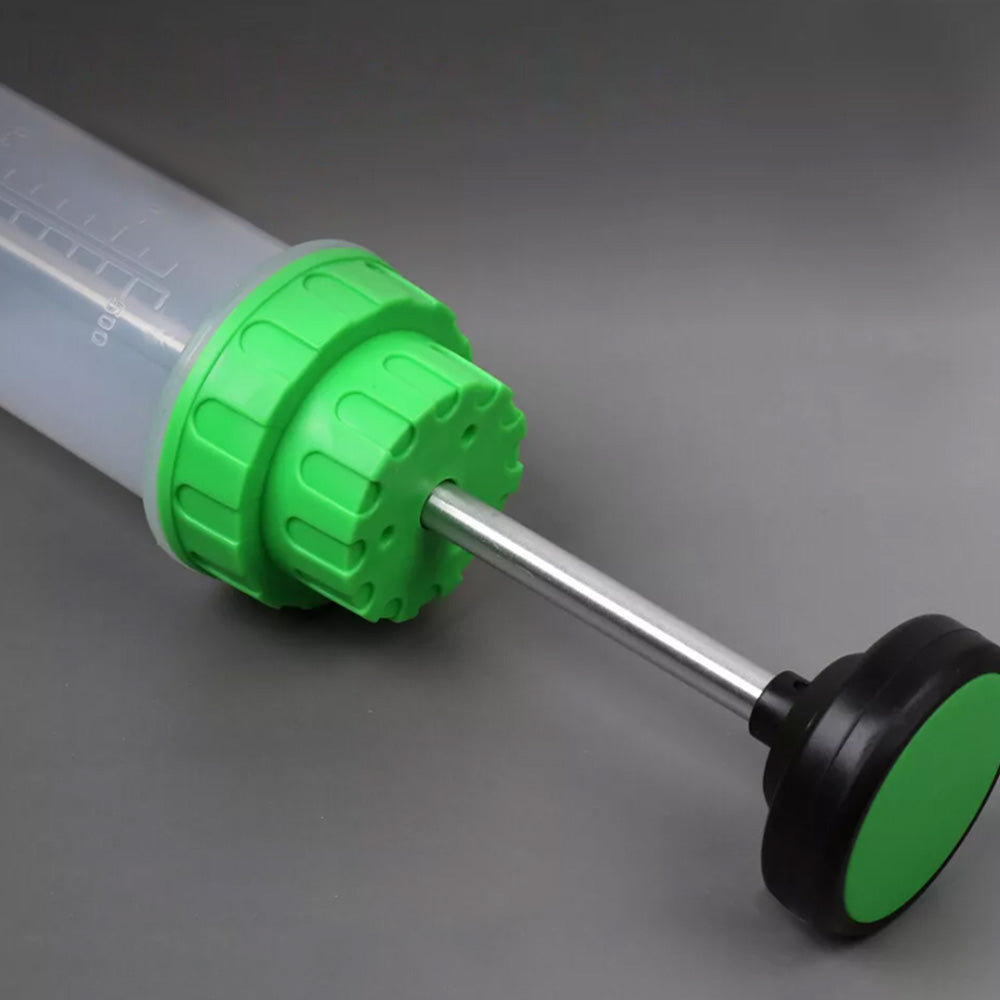 500CC Waste Oil Fluid Extractor Pump Manual Suction Vacuum Fuel Transfer Tool for Car Green