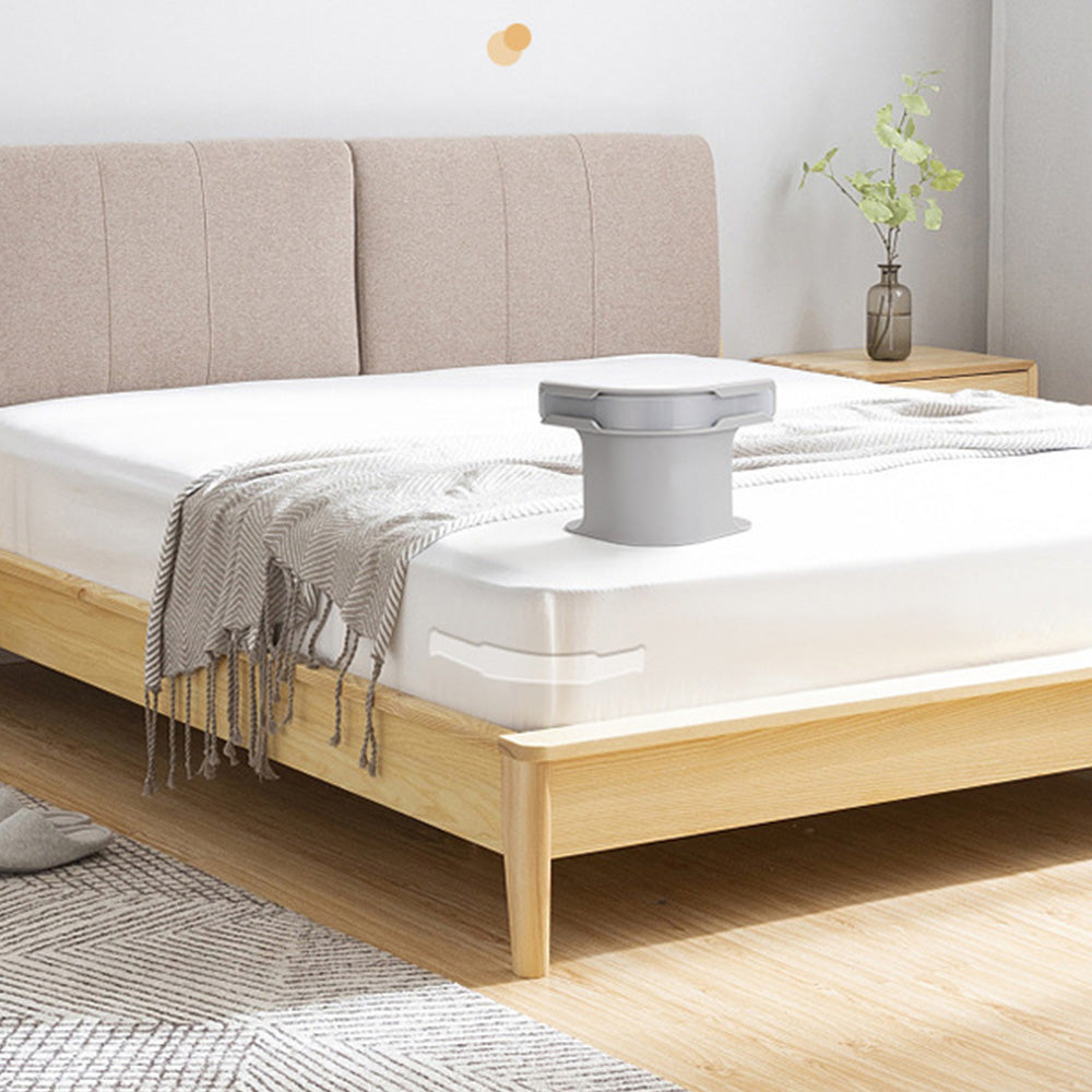 4Pcs Bed Sheet Holder Quilt Fixing Tool with 4 Retaining Strips Fits Most Mattress Grey