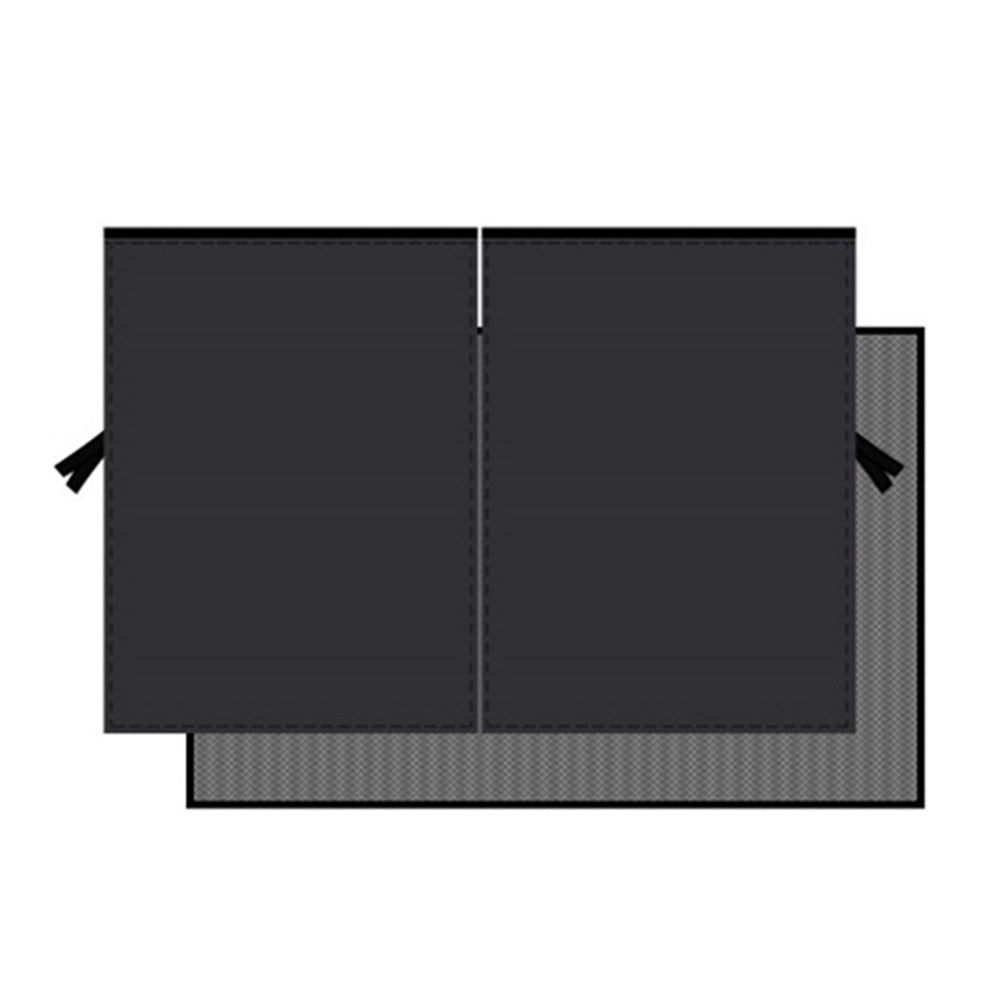 2PCS Car Window Sun Shades Double Layer Magnetic Rear Window Privacy Cover