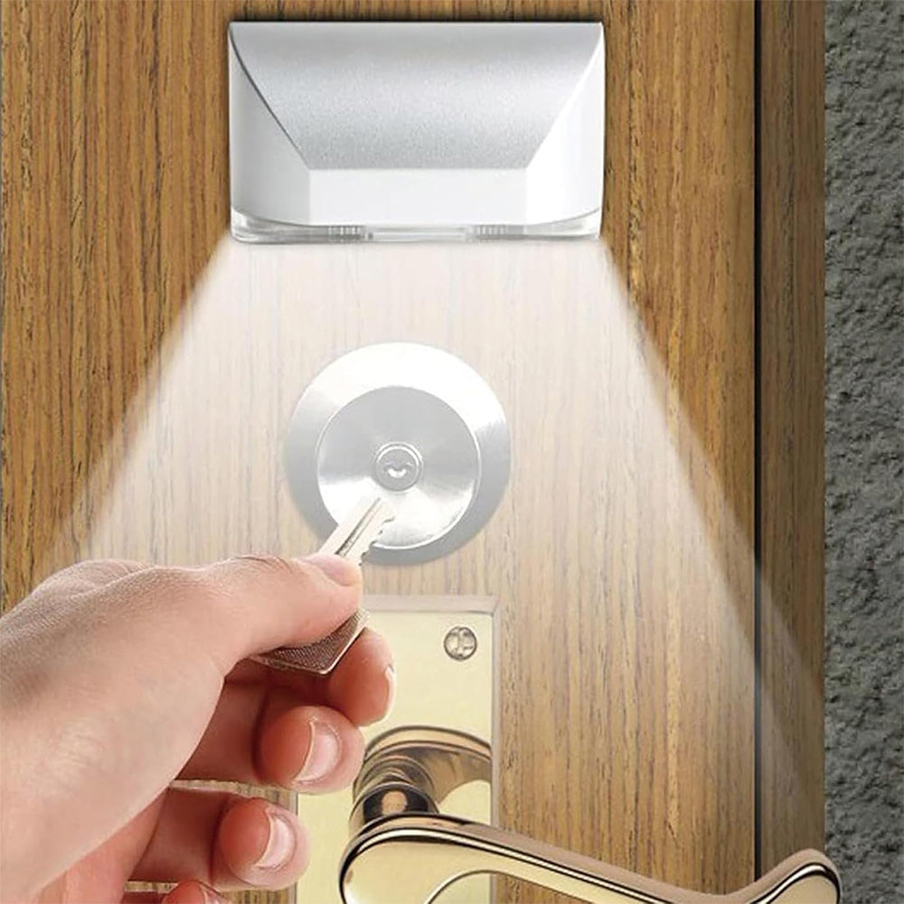 Wireless LED Motion Sensor Night Light with PIR for Hallway & Stairs  Silver