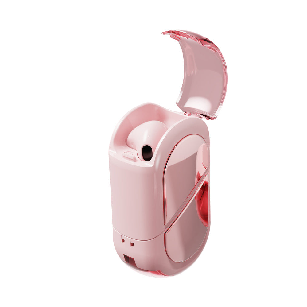 Wireless Bluetooth Earphones with Heart-Shaped Case Pink