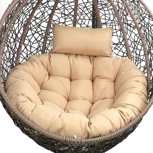 Hanging Egg Chair Cushion Seat Pad for Swing Chair Patio Furniture Khaki