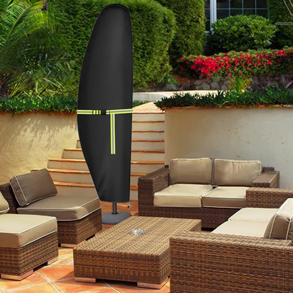 Patio Umbrella Parasol Cover Waterproof Outdoor Offset Banana Style Umbrella Cover