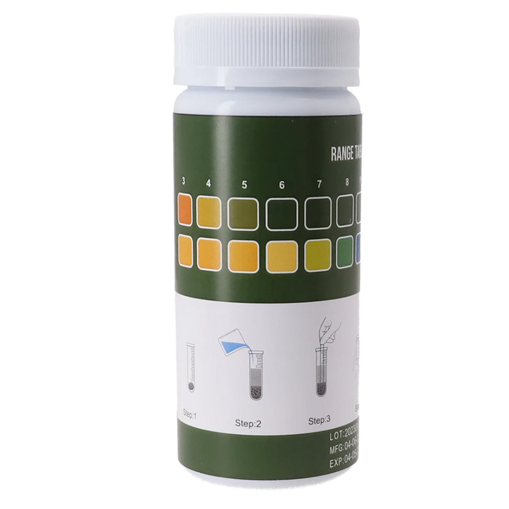 100pcs Set Soil Test for pH Test Easy-to-Use Soil Tester for Garden Lawn Plants Care