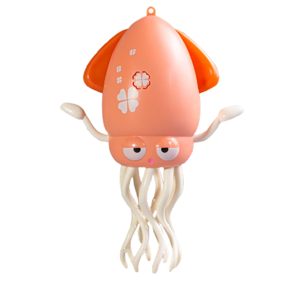 Dancing Electric Octopus Toy �Crawling Musical Squid for Tummy Time Pink