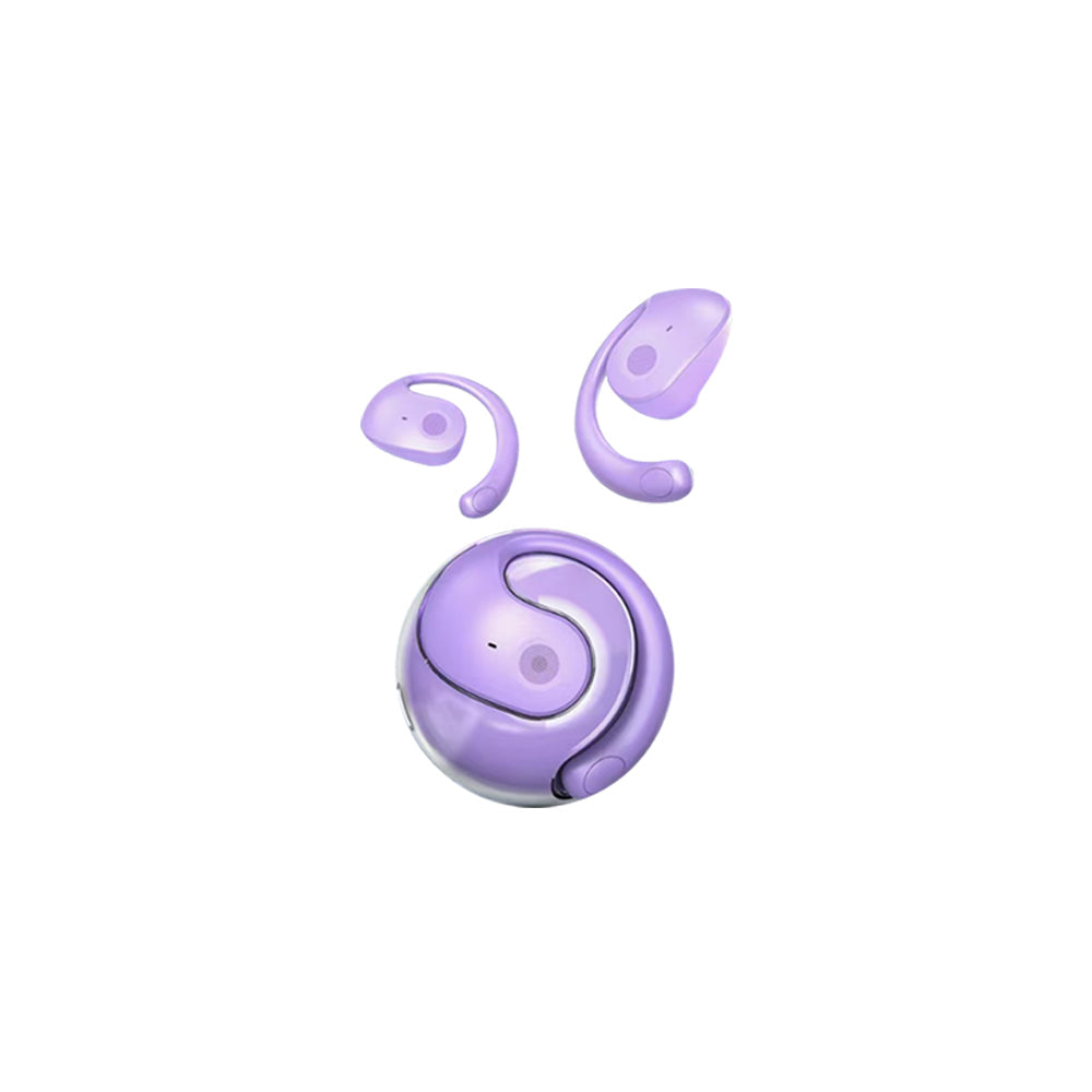 Open Ear Headphones Wireless Bluetooth Earbuds Sport Earphone Purple