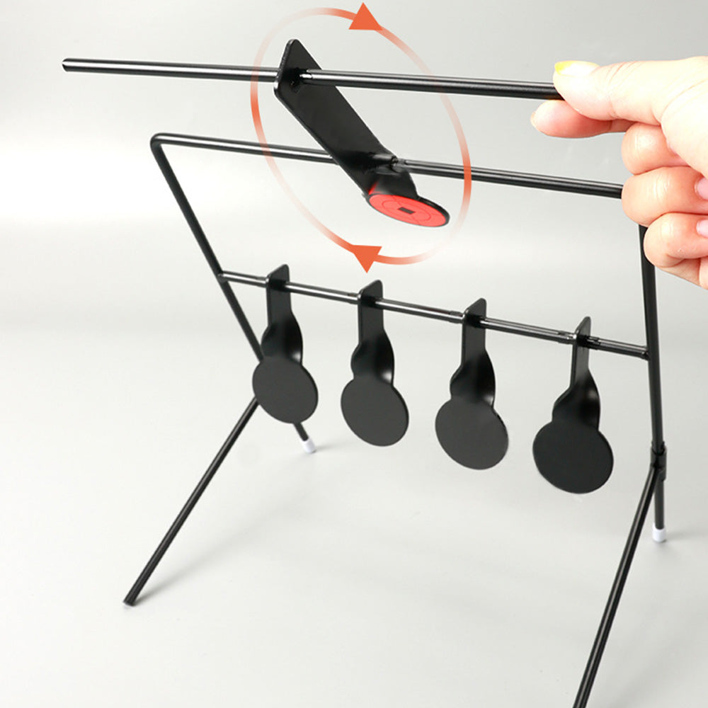 Resetting Shooting Target 360 Degree Spinning Auto Reset Practice Tool for Air Rife