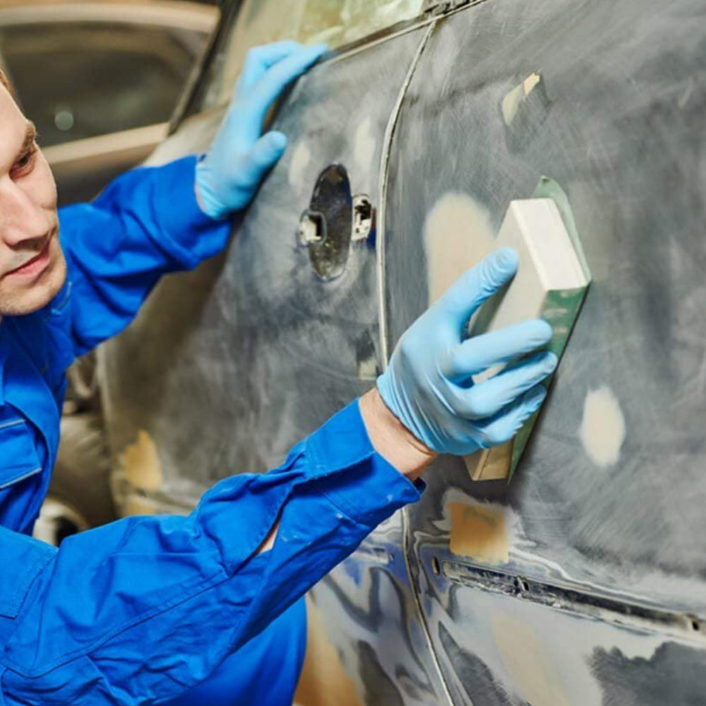 42Pcs Sandpaper Sheets Wet Dry Polishing Sanding Paper for Wood Automotive Metal