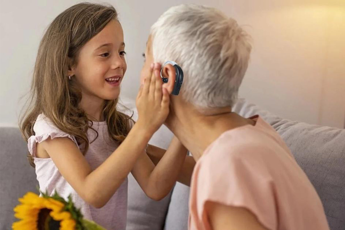 Hearing Aids Rechargeable with Noise Cancelling and Volume Control for Seniors